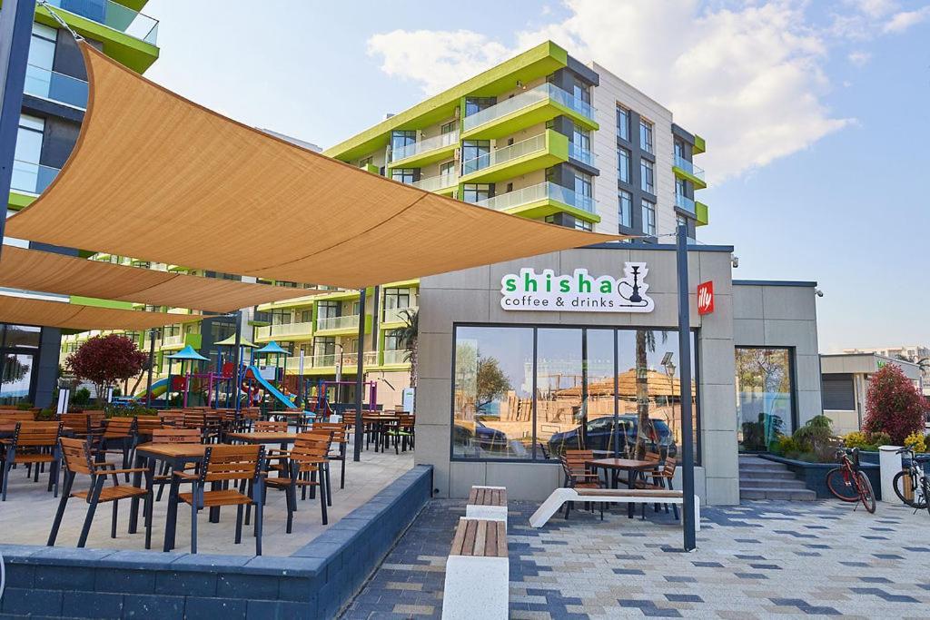 Aquamarin 2Bd Apt Spa N Pools Beach Resort Năvodari Exterior foto
